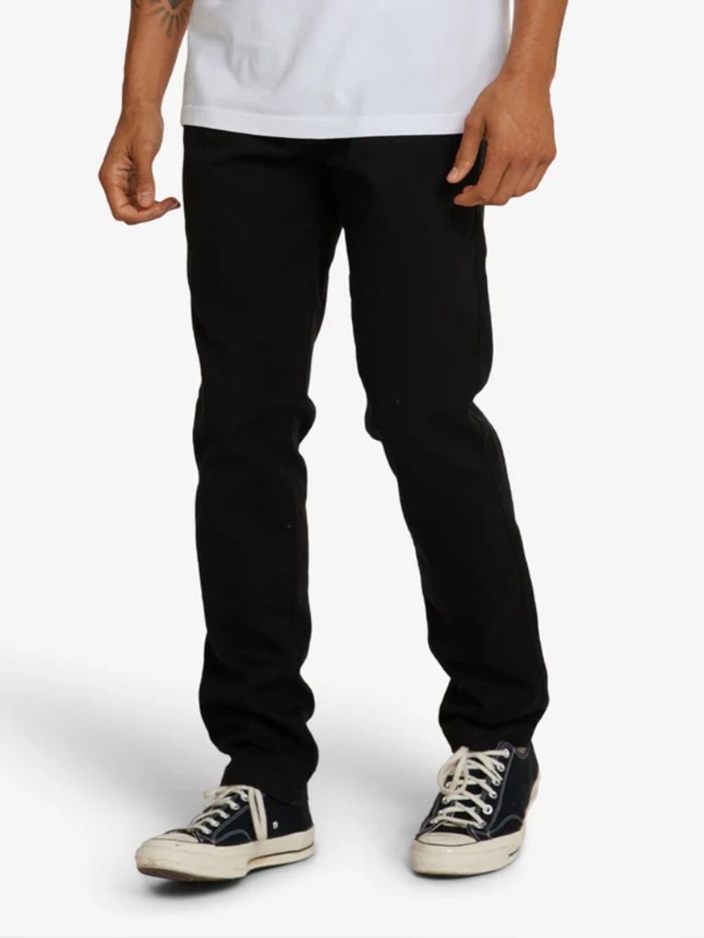 Deus ex Machina Ford stretch twill chino pant in Black - Picture 3 of 13